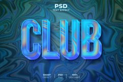 Club 3D editable text effect Product Image 1