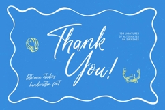 Club Vacation Handwritten Font Product Image 15