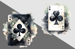 play card,  sublimation,  clipart,  game,  watercolor,  clubs suit,  T-Shirt design, posters, mug design, tumbler design, tote bag, pillow sublimation, clip art,