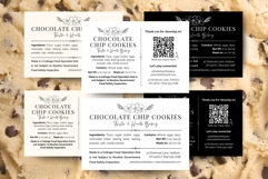 Cottage Food Law Label Canva QR Code Template Product Image 1