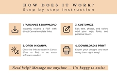 Editable Bakery Business Canva Template Bundle Product Image 12