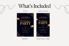 Graduation Party Invitations Canva Template Product Image 2