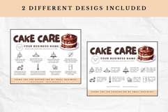Cake Care Card Canva Template Product Image 2
