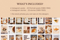 50 Editable Bakery Business Canva Template Bundle Product Image 2