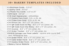 Editable Bakery Business Canva Template Bundle Product Image 2