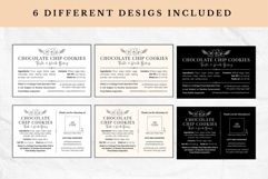 Cottage Food Law Label Canva QR Code Template Product Image 2