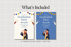 Graduation Party Invitations Canva Template Product Image 3