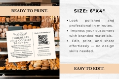 Cottage Food Law Label Canva QR Code Template Product Image 3