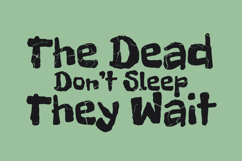 Blob Freak - A Luxury Bold Horror Font Product Image 2