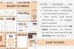 Editable Bakery Business Canva Template Bundle Product Image 3