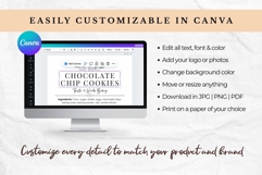 Cottage Food Law Label Canva QR Code Template Product Image 4