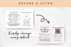Cottage Food Law Label Canva QR Code Template Product Image 5