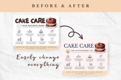 Cake Care Card Canva Template Product Image 6