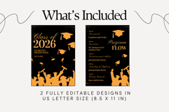 Graduation Ceremony Program Canva Template Product Image 2