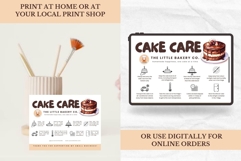 Cake Care Card Canva Template Product Image 7
