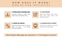 Cake Care Card Canva Template Product Image 8