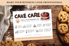 Cake Care Card Canva Template Product Image 9