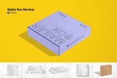 Square Mailer Box Mockup Product Image 1