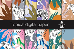 Tropical Digital Paper Pack Product Image 1