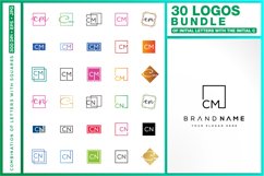 30 LOGOS BUNDLE OF INITIAL LETTERS WITH THE INITIAL C Product Image 1