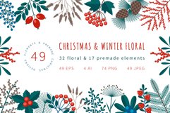 Christmas &amp; Winter Floral collection Product Image 1