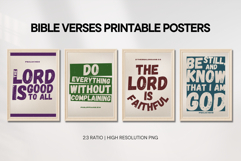 Bible Verse Wall Art Minimal Printable Poster Set Product Image 2