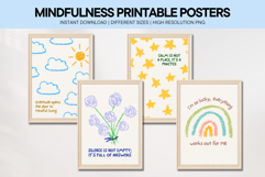 Mindfulness Quotes Printable Wall Art Calm Aesthetic Posters Product Image 1