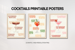 Cocktail Printable Wall Art Aperol Spritz &amp; Espresso Martini Product Image 2