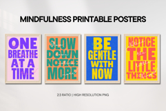 Mindfulness Quotes Printable Wall Art Calm Aesthetic Posters Product Image 2