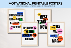 Motivational Quotes Printable Wall Art Inspirational Posters Product Image 1