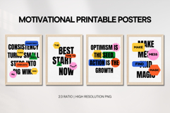 Motivational Quotes Printable Wall Art Inspirational Posters Product Image 2