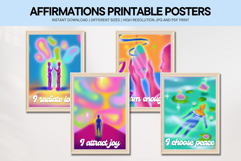 Celestial Affirmations Wall Art Printable Cosmic Spiritual Product Image 1