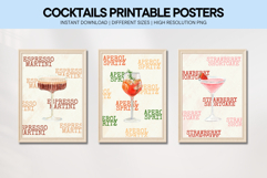 Cocktail Printable Wall Art Aperol Spritz &amp; Espresso Martini Product Image 1