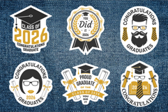 Vintage Graduation Sticker Bundle Product Image 2