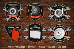 12 Retro Auto Garage Service Vol. 2 Product Image 2