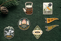 Vintage Camping Patch Bundle Product Image 3