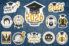 Vintage Graduation Sticker Bundle Product Image 1
