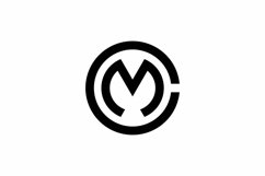 CM MC Logo design vector template Product Image 1