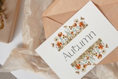 Autumn Wildflowers Watercolor Clip Art Product Image 5