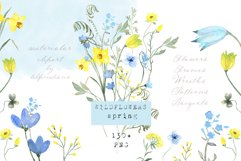 Spring Wildflowers. Watercolors Product Image 2