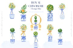 Royal Chinoiserie Orange Topiary Product Image 2