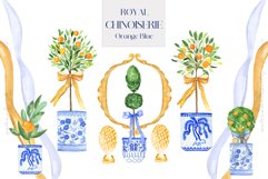 Royal Chinoiserie Orange Topiary Product Image 7