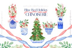 Blue Red Holiday Chinoiserie Product Image 13
