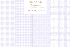 Gingham Pastel Lilac Pattern Frames DIY Product Image 2