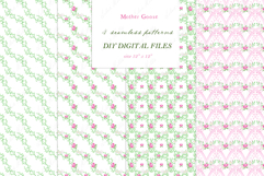 Mother Goose Pink Watercolor Crest DIY Product Image 2