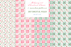 Mahjong Christmas Classic PNG Watercolor DIY Product Image 3