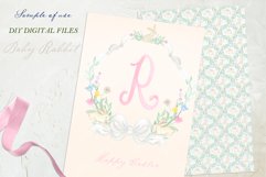 Baby Rabbit Spring Easter Watercolor Clipart Product Image 3