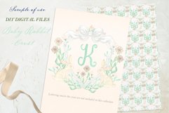 Watercolor Crest Baby Rabbit Spring Easter Product Image 3