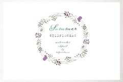 Summer Wildflowers Watercolor Clipart Product Image 2