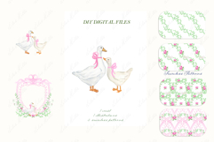 Mother Goose Pink Watercolor Crest DIY Product Image 4
